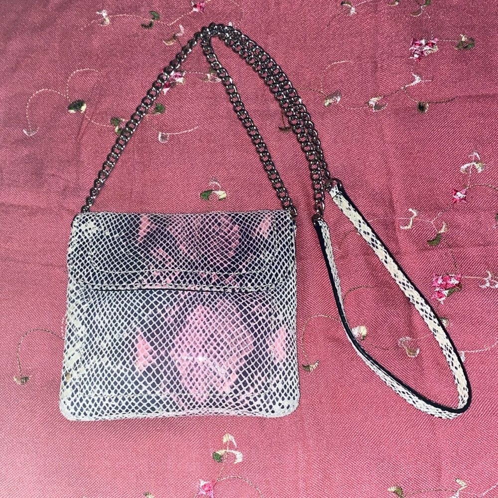 Banana Republic Exotic cow leather,crossbody Bag.